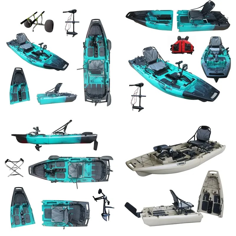 Fishing Boat Paddle - Popüler 1 Kişilik HDPE/PE Üstten Oturmalı