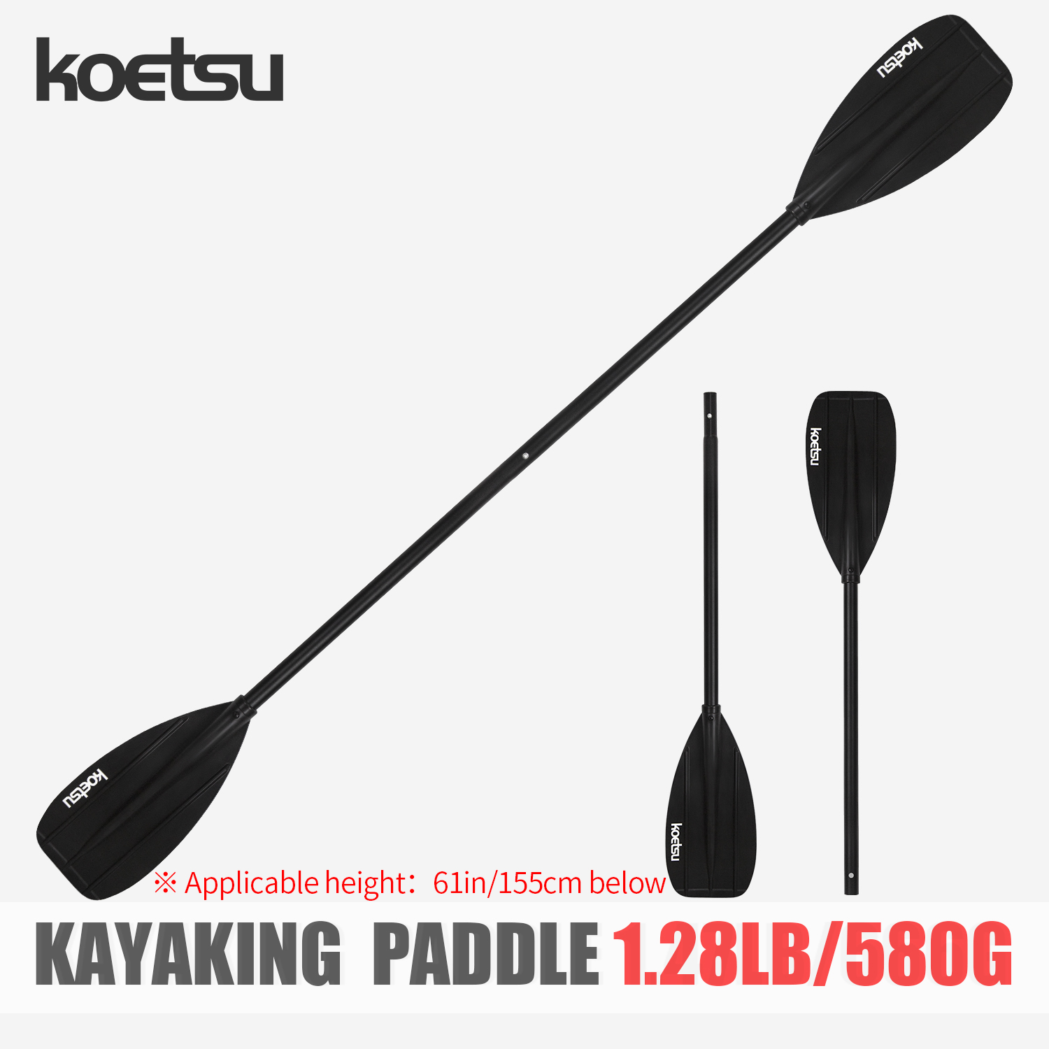 KOETSU Alüminyum Alaşımlı Çift - Fishing Boat Paddle incelemesi ve fiyatı